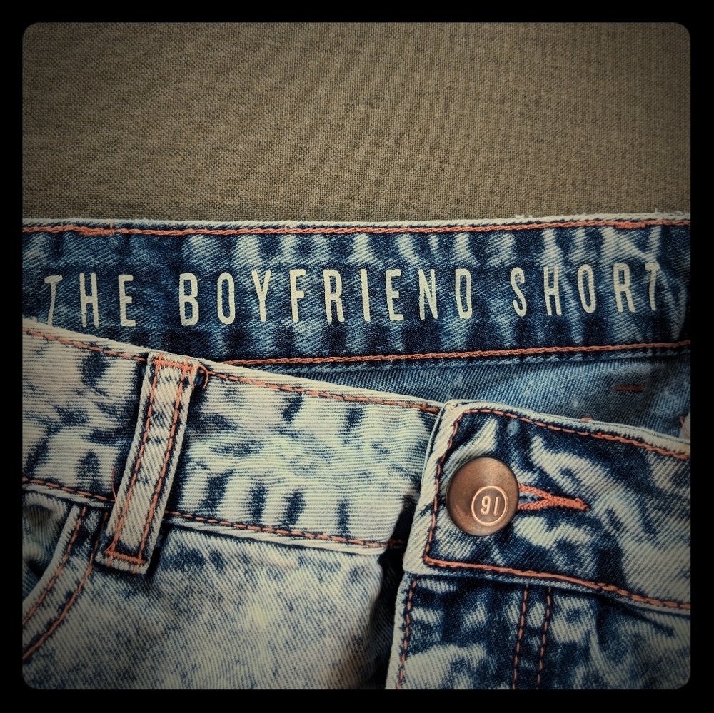 Distressed Boyfriend Shorts